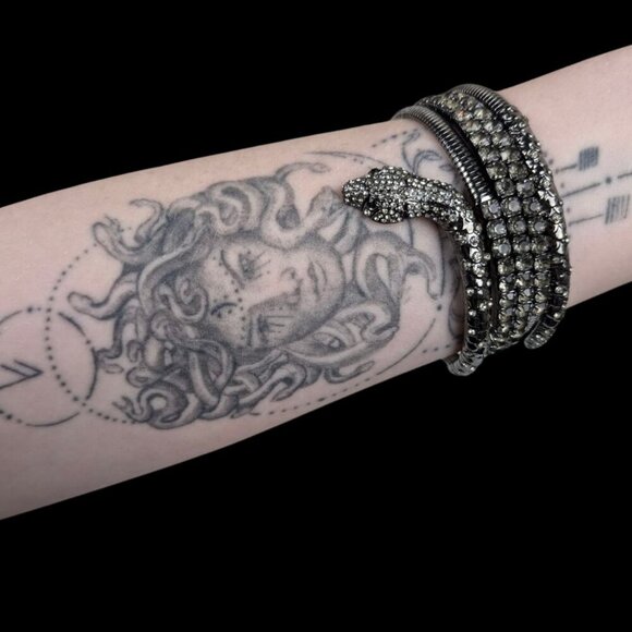 Simply Vera Vera Wang Dark Snake Coil Bracelet - Picture 6 of 9